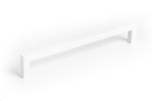 UCHWYT MEBLOWY PODŁUŻNY U 0056 160 METALOWY BIAŁY MAT