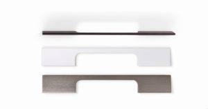 Uchwyt meblowy podłużny Peak 1760 Aluminiowy Srebrny Szczotkowany