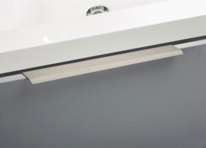 Uchwyt meblowy krawędziowy Curve 128 Anodowany Mat