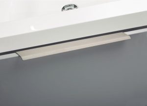 Uchwyt meblowy krawędziowy Curve 128 Anodowany Mat