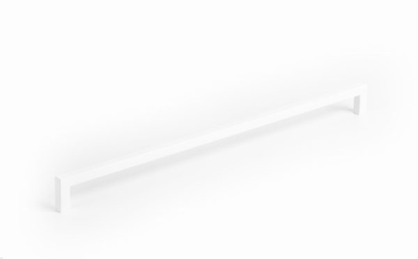 UCHWYT MEBLOWY PODŁUŻNY U 0056 320 METALOWY BIAŁY MAT