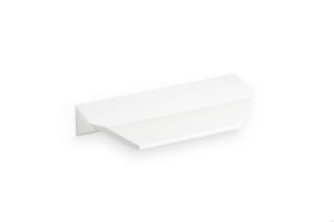 Uchwyt meblowy krawędziowy Vann 100 Aluminiowy Biały Mat
