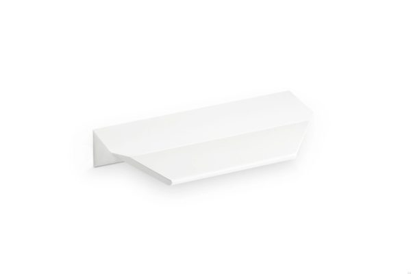 Uchwyt meblowy krawędziowy Vann 100 Aluminiowy Biały Mat