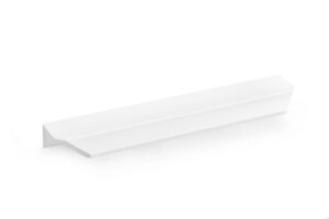 Uchwyt meblowy krawędziowy Vann 200 Aluminiowy Biały Mat