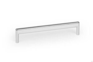 Uchwyt meblowy podłużny Beam 160 Metalowy Nikiel Polerowany