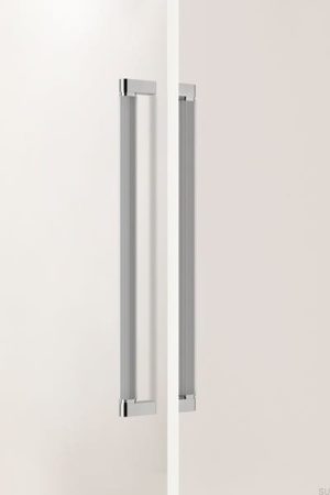 Uchwyt meblowy podłużny dwustronny Brooklyn Big 448 Aluminiowy Niklowany Polerowany