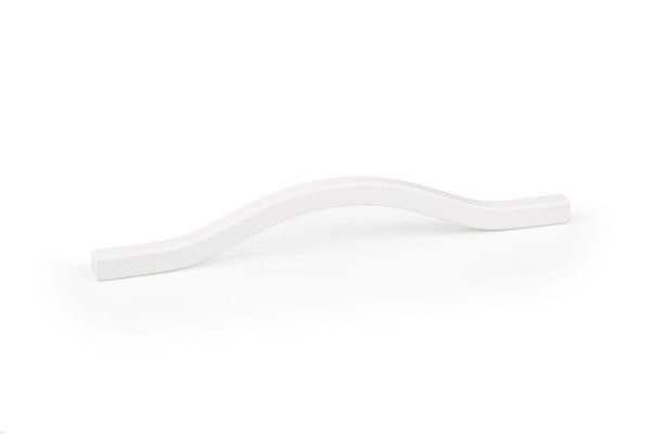 UCHWYT MEBLOWY PODŁUŻNY BRAVE 128 ALUMINIOWY BIAŁY