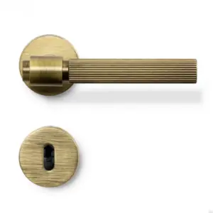 Klamka do drzwi Helix Stripe 200 Antyczny brąz