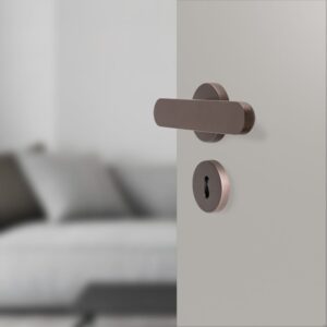 Klamka do drzwi Vibe Plain Aluminiowa Ciemny Brąz Standard Skandynawski