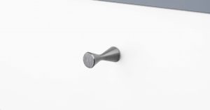 GAŁKA MEBLOWA DIABOLO ALUMINIOWA ZŁOTA SZCZOTKOWANA