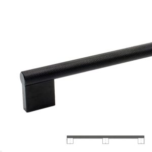 UCHWYT MEBLOWY PODŁUŻNY GRAF BIG 1168 CZARNY