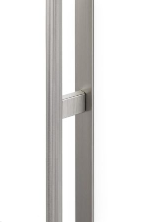 UCHWYT MEBLOWY PODŁUŻNY Z PODKŁADKĄ ARPA PLATE 1178 ALUMINIOWY SREBRNY SZCZOTKOWANY