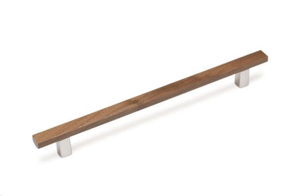 UCHWYT MEBLOWY PODŁUŻNY ARA W 160 ORZECH WŁOSKI Z ALUMINIUM