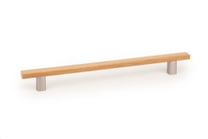 UCHWYT MEBLOWY PODŁUŻNY ARA W 224 DĘBOWY Z ALUMINIUM