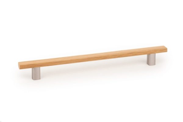 UCHWYT MEBLOWY PODŁUŻNY ARA W 224 DĘBOWY Z ALUMINIUM