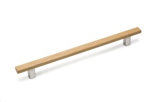UCHWYT MEBLOWY PODŁUŻNY ARA W 224 DĘBOWY Z ALUMINIUM