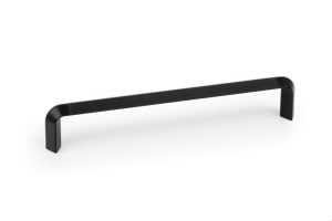 UCHWYT MEBLOWY PODŁUŻNY LINES 160 METALOWY CZARNY