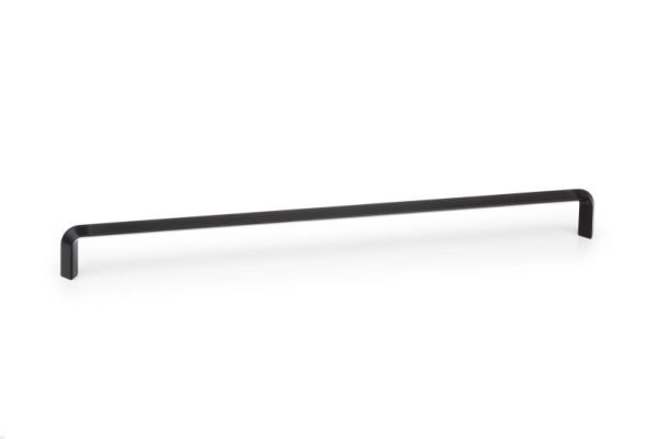 UCHWYT MEBLOWY PODŁUŻNY LINES 320 METALOWY CZARNY MAT