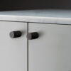 Gałki meblowe Furniture Knob Cross Mosiężne Palony Brąz (zestaw)