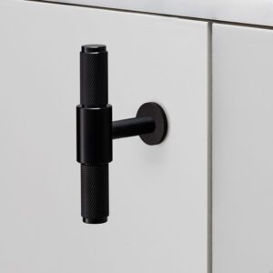 Uchwyt meblowy T – Bar Cross Metalowy Czarny