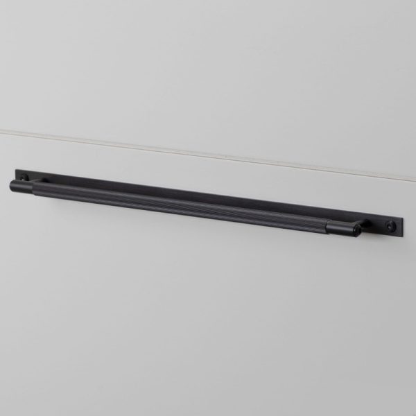 Uchwyt meblowy Pull Bar Plate Linear Large 325 Metalowy czarny