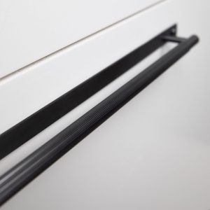 Uchwyt meblowy Pull Bar Plate Linear Large 325 Metalowy czarny