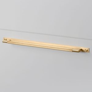 Uchwyt meblowy Pull Bar Plate Linear Large 325 Mosiężny