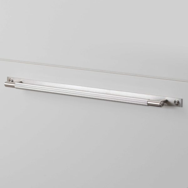 Uchwyt meblowy Pull Bar Plate Linear Large 325 Stalowy nierdzewny