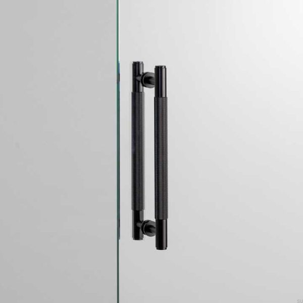 Uchwyt meblowy obustronny Pull Bar Double - sided Cross Metalowy Czarny