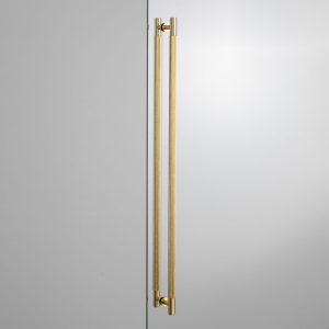 Uchwyt meblowy obustronny Closet Bar Double - sided Cross Mosiężny Złoty