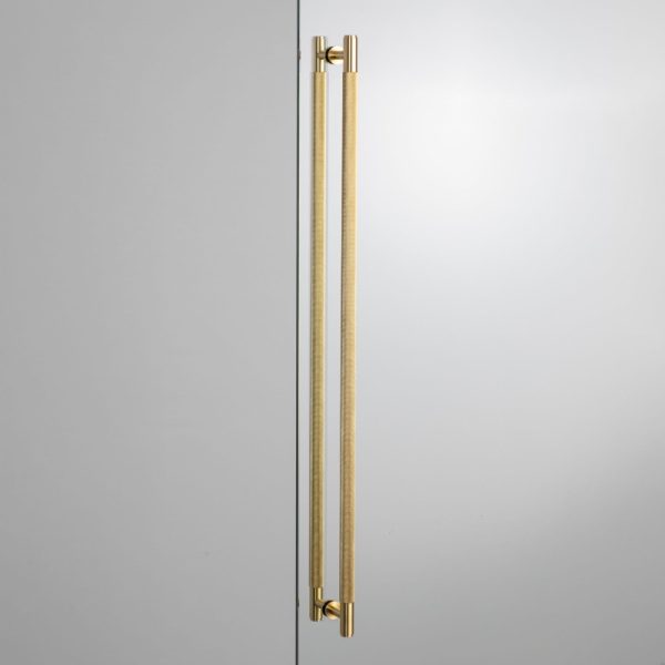 Uchwyt meblowy obustronny Closet Bar Double - sided Cross Mosiężny Złoty