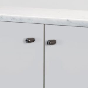 Gałki meblowe FURNITURE KNOB LINEAR Gun metal (zestaw)