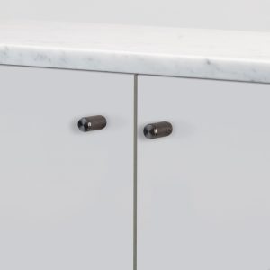 Gałki meblowe FURNITURE KNOB LINEAR Gun metal (zestaw)