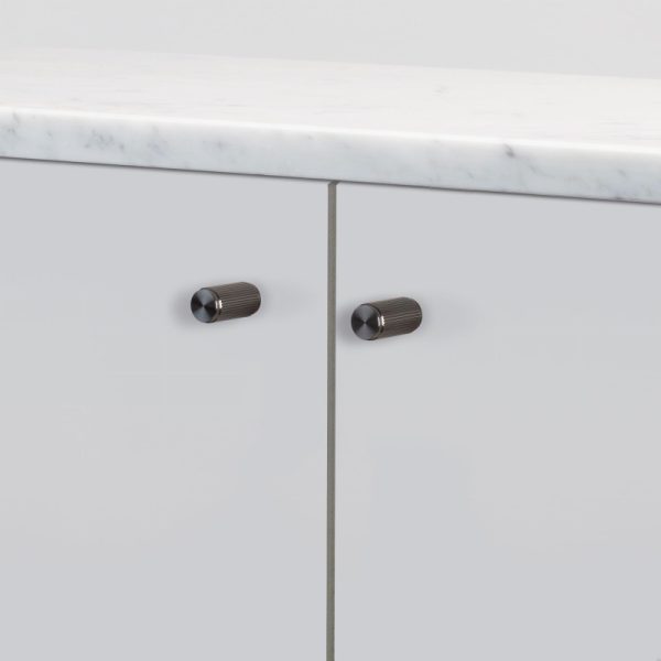 Gałki meblowe FURNITURE KNOB LINEAR Gun metal (zestaw)