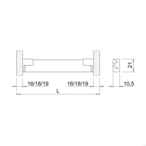 Oprawa LED Baski 1000 24V/13,4W 3000K Srebrna