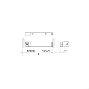 Oprawa LED Baski 600 24V/7,2W 3000K Srebrna