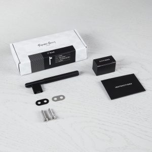 Uchwyt meblowy L - Bar Metalowy Czarny