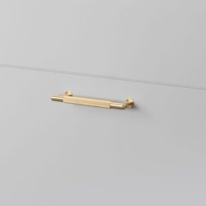 Uchwyt meblowy Pull Bar Linear Small 125 Mosiężny Złoty