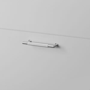 Uchwyt meblowy Pull Bar Linear Small 125 Stalowy Srebrny