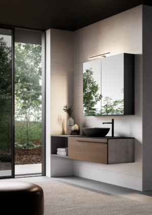 Lampa łazienkowa nad lustro Kinkiet LED Jot D - M 305 mm Chrom