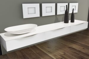 Uchwyt meblowy krawędziowy Forma 0251 197 Aluminiowy Srebrny Szczotkowany