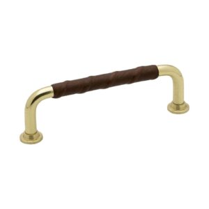 Uchwyt meblowy podłużny 1353 96 Naturalna Skóra