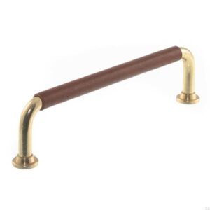 Uchwyt meblowy podłużny 1353 96 Naturalna Skóra