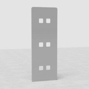 Grove Triple 6x Vertical Switch Plate - Paintable