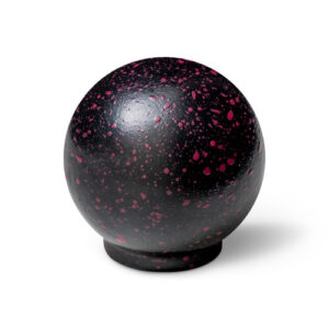Gałka meblowa Black & Wine Red Melange