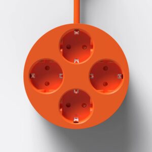 Przedłużacz Cords Circular C2 (4× 230V, chowany kabel)