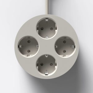 Przedłużacz Cords Circular C2 (4× 230V, chowany kabel)
