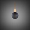 Lampa wisząca Forked Pendant Linear Globe Smoked Medium