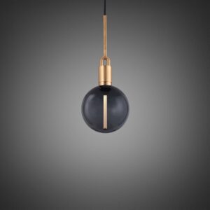 Lampa wisząca Forked Pendant Linear Globe Smoked Medium