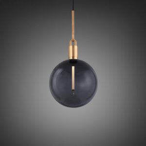 Lampa wisząca Forked Pendant Linear Globe Smoked Large